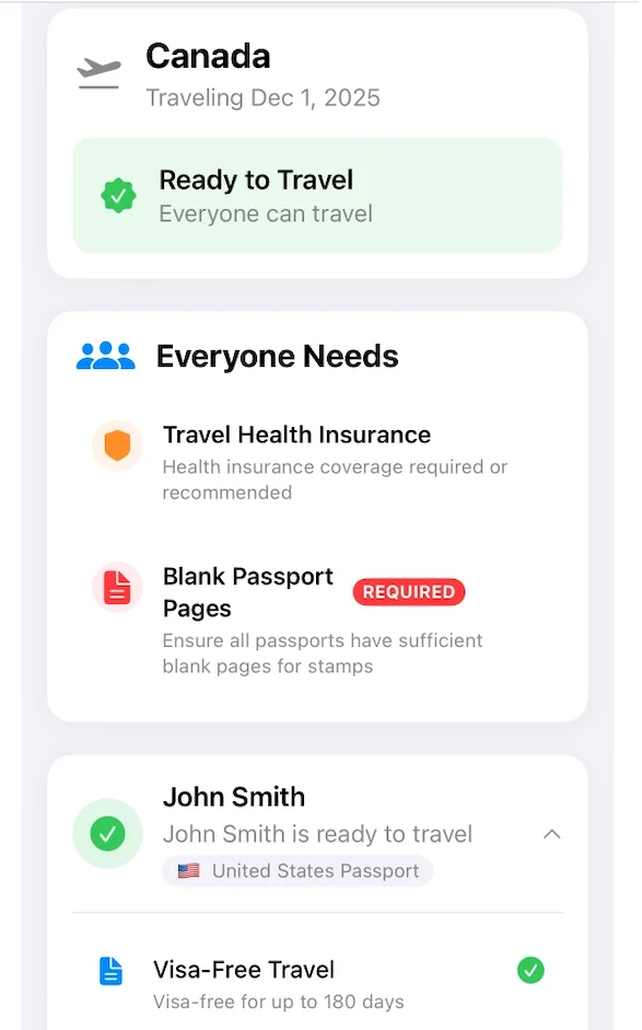 ExpireBuddy Travel Planner