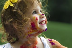 Young child photo showing how children change appearance over five years